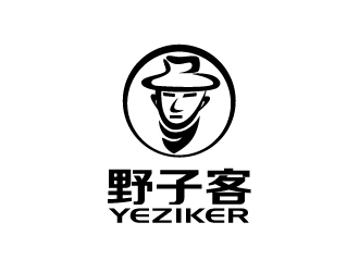 张俊的野子客 拼音yeziker零售商标设计logo设计