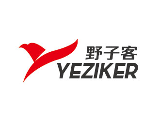 李贺的野子客 拼音yeziker零售商标设计logo设计