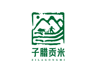孙金泽的子腊贡米logo设计