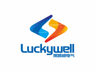 何嘉健的Luckywell 莱凯威电气logo设计