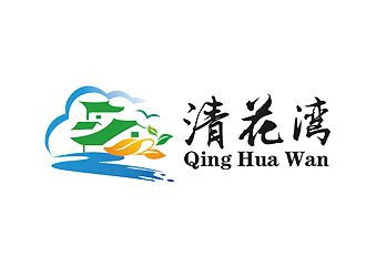 秦晓东的清花湾种植产业基地logo设计logo设计