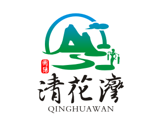 姜彦海的清花湾种植产业基地logo设计logo设计
