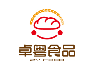 卓粤食品logo设计