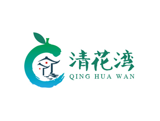 邹小考的清花湾种植产业基地logo设计logo设计