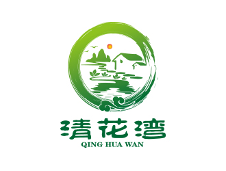 孙金泽的清花湾种植产业基地logo设计logo设计