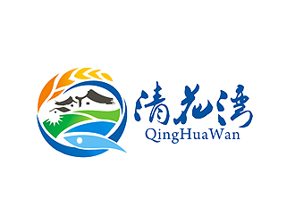盛铭的清花湾种植产业基地logo设计logo设计