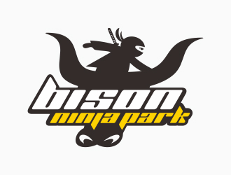 钟华的Bison Ninja Parklogo设计