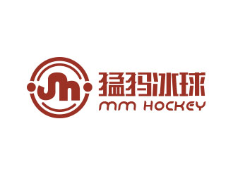 朱红娟的猛犸冰球（MM HOCKEY）logo设计
