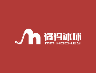 何嘉健的猛犸冰球（MM HOCKEY）logo设计