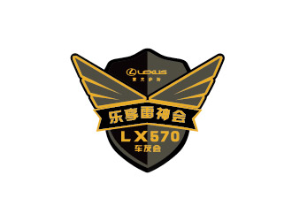 李贺的LX570 车友会  乐享雷神会logo设计