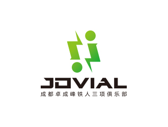 孙金泽的成都卓成峰铁人三项俱乐部（英文名称Jovial）logo设计