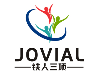 李正东的成都卓成峰铁人三项俱乐部（英文名称Jovial）logo设计