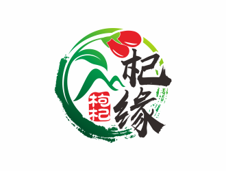 杞缘枸杞LOGO设计 - LOGO123
