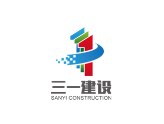 黄安悦的河南三一建设发展有限公司logo设计