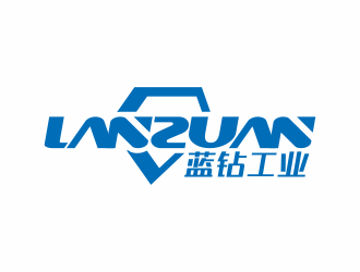 何嘉健的青岛蓝钻工业有限公司logo设计