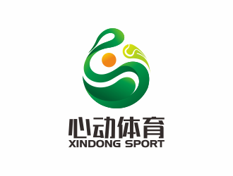 何嘉健的深圳市心动国际体育文化有限公司logo设计