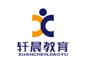 张俊的轩晨教育logo设计