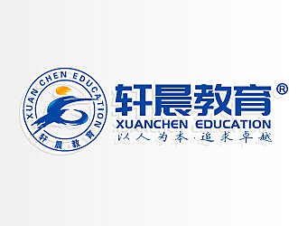黎明锋的轩晨教育logo设计