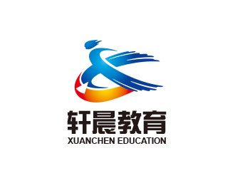 黄安悦的轩晨教育logo设计