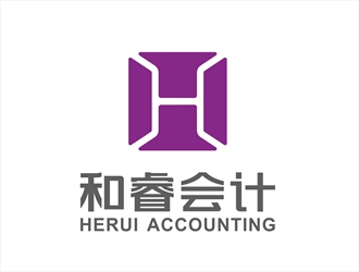 唐国强的浙江和睿会计师事务所有限公司标志logo设计