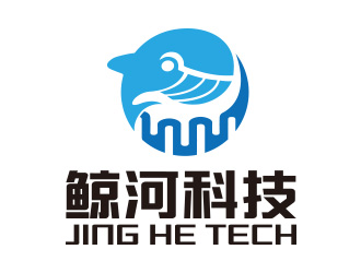 向正军的公司名称：商丘鲸河网络科技有限公司logo设计