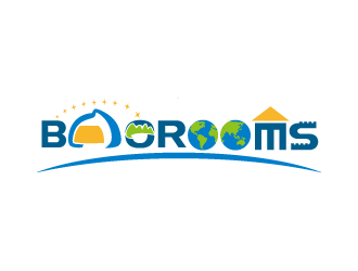 张俊的baorooms创意民宿商标设计logo设计
