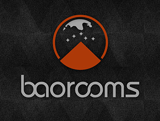 潘乐的baorooms创意民宿商标设计logo设计