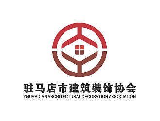 彭波的驻马店市建筑装饰协会logo设计