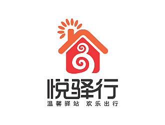 彭波的悦驿行logo设计