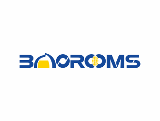 何嘉健的baorooms创意民宿商标设计logo设计