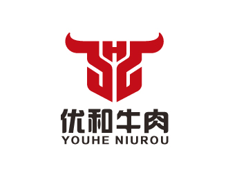 叶美宝的优和牛肉logo设计
