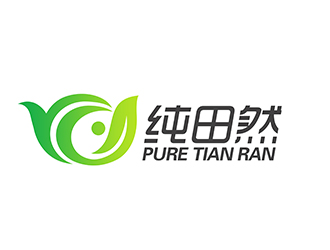 潘乐的纯田然logo设计