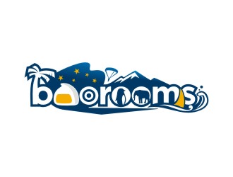baorooms创意民宿商标设计logo设计