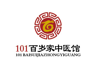 李贺的101百岁家中医馆或国医馆logo设计
