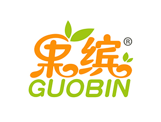 潘乐的果缤鲜榨果汁商标设计logo设计