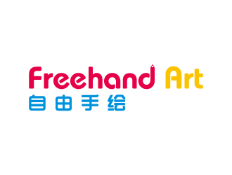 张俊的Freehand Art 自由手绘教育logo设计logo设计
