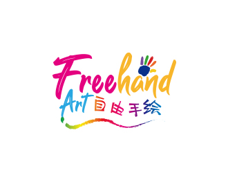 黄安悦的Freehand Art 自由手绘教育logo设计logo设计