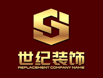 钟炬的东莞市世纪装饰有限公司logo设计