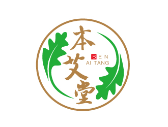 段文杰的本艾堂logo设计