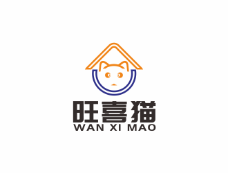 汤儒娟的旺喜猫智能家居产品logologo设计