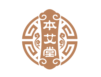 李杰的本艾堂logo设计