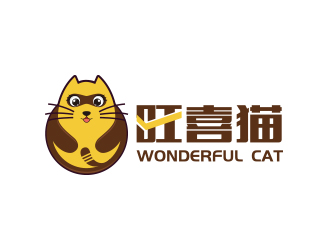 黄安悦的旺喜猫智能家居产品logologo设计