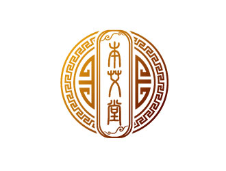 连杰的本艾堂logo设计