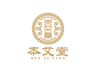 王涛的本艾堂logo设计