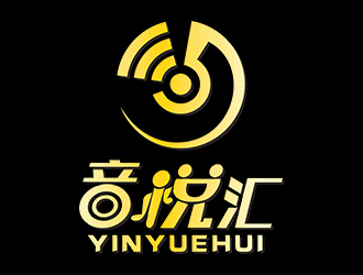 郑锦尚的音悦汇logo设计