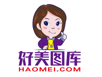 向正军的好美图库logo设计