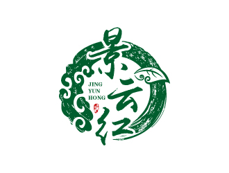 连杰的景云红茶叶品牌logologo设计