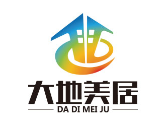 向正军的深圳市大地美居装饰有限公司logo设计
