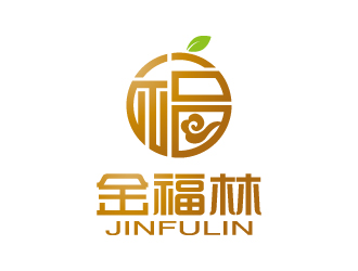 张俊的金福林百香果品牌logo设计