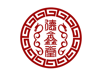 潘乐的东港市德鑫堂医药连锁有限公司logo设计